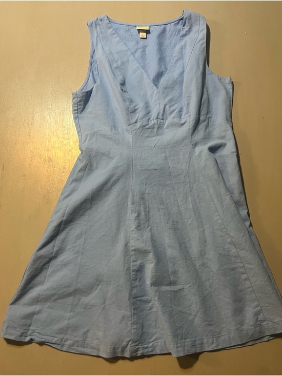 a new day Dresses & Skirts - a new day Light Blue Sleeveless V-Neck A-Line Dress